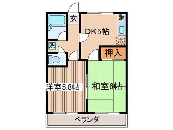 クリザンテＴＡＭＡの物件間取画像